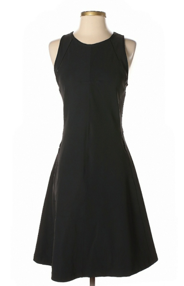 LN~EUC Lululemon & Go Til Dawn Dress Size 8 Black